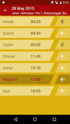 Waktu Adzan & Kiblat android App screenshot 1